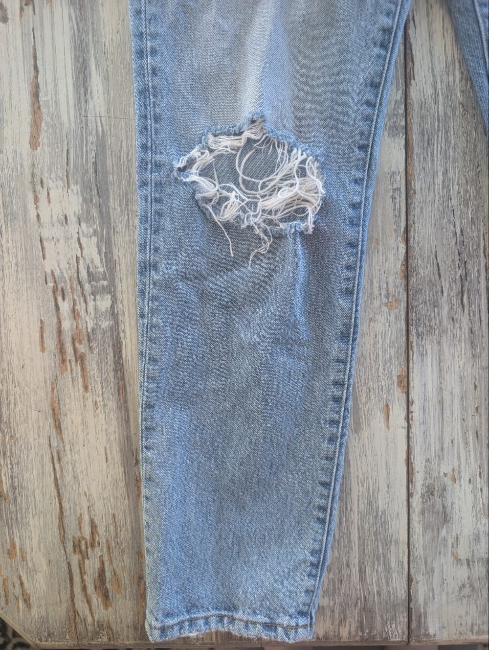 Anine Bing Brenda Mid Rise Distressed Jeans Women's 28 - Picture 3 of 10